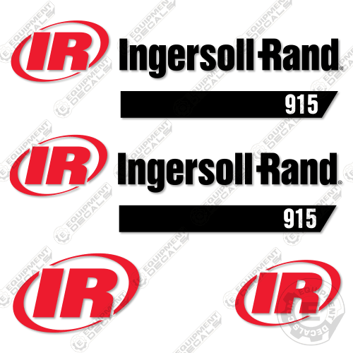 Fits Ingersoll-Rand 915 Compressor Decal Kit 915, decal kit