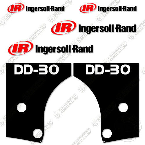 Fits Ingersoll-Rand DD-30 Roller Decal Kit dd30, decal kit