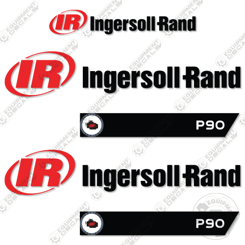 Fits Ingersoll-Rand P90 Decal Kit Roller DD, decal kit, ingersoll, ingersoll-rand, ingersollrand, P90, rand