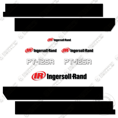 Fits Ingersoll-Rand PT-125R Decal Kit Roller 125r, decal kit, ingersoll, ingersoll-rand, ingersollrand, pt125r, rand