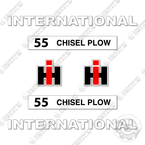 Fits International 55 Decal Kit 55 Chisel 55, decal kit, international