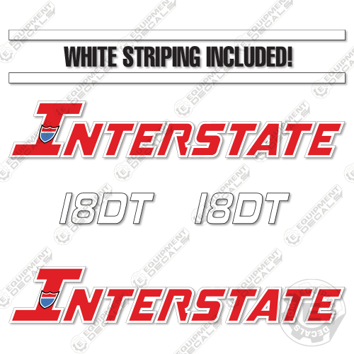 Fits Interstate 18DT Decal Kit 18, 18dt, decal kit