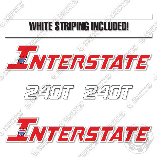 Fits Interstate 24DT Decal Kit 24, 24dt, decal kit