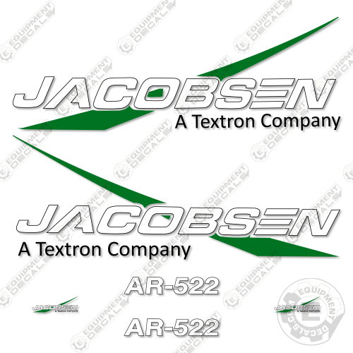 Fits Jacobsen AR-522 Decal Kit Mower 522, ar-522, ar522, decal kit