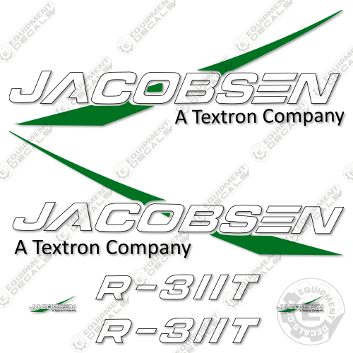 Fits Jacobsen R-311T Decal Kit Mower 311t, decal kit, r-311t