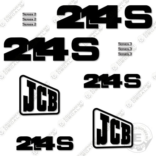 Fits JCB 214S Decal Kit Backhoe 214, 214 s, 214s, decal kit