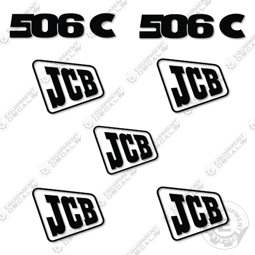 Fits JCB 506C Decal Kit Telehandler 506, 506c, decal kit