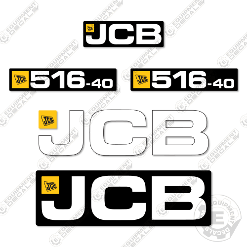 Fits JCB 516-40 Decal Kit Telehandler 516, 516-40, decal kit