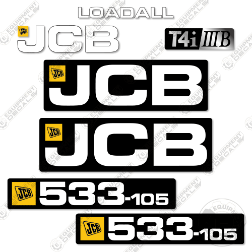 Fits JCB 533-105 Decal Kit Telehandler 533, 533-105, decal kit