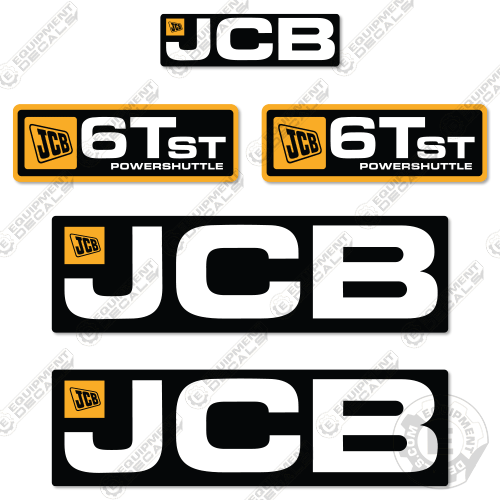 Fits JCB 6T ST Decal Kit Site Dumper 6t, 6tst, decal kit, st