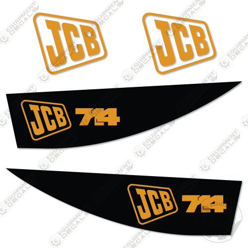 Fits JCB 714 Decal Kit Articulated Dump Truck 714, decal kit, jcb