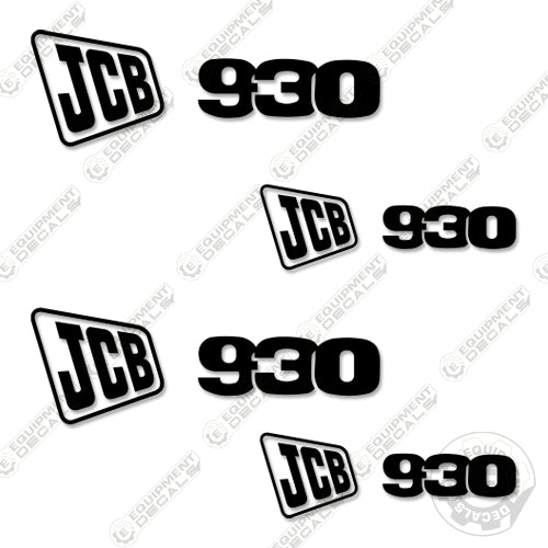 Fits JCB 930 Decal Kit Forklift decal kit