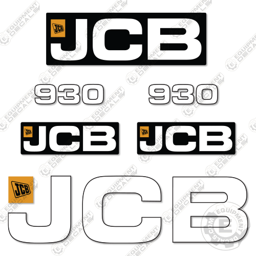 Fits JCB 930 Decal Kit Forklift 930, decal kit, fork, fork-lift, forklift, jcb, lift