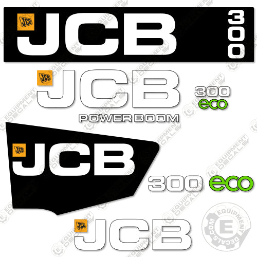 Fits JCB 300 Decal Kit Skid Steer 300, decal kit