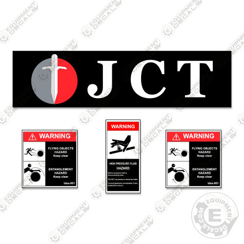 Fits JCT Blade Box Decal Kit - 3M VINYL! decal kit