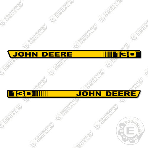 Fits John Deere 130 Decal Kit Riding Mower decal kit