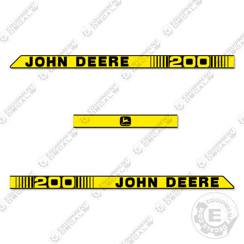 Fits John Deere 200 Decal Kit Riding Mower 200, decal kit