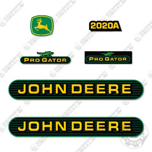 Fits John Deere 2020A Decal Kit UTV Turf Vehicle decal kit, excavator, john deere