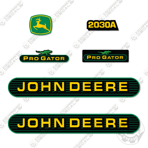 Fits John Deere 2030A Decal Kit UTV Turf Vehicle 2030, decal kit, excavator, john deere