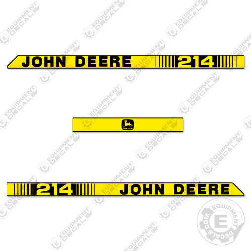 Fits John Deere 214 Decal Kit Riding Mower decal kit