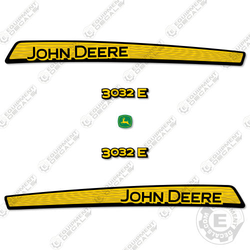 Fits John Deere 3032E Decal Kit Tractor 3032, 3032E, decal kit