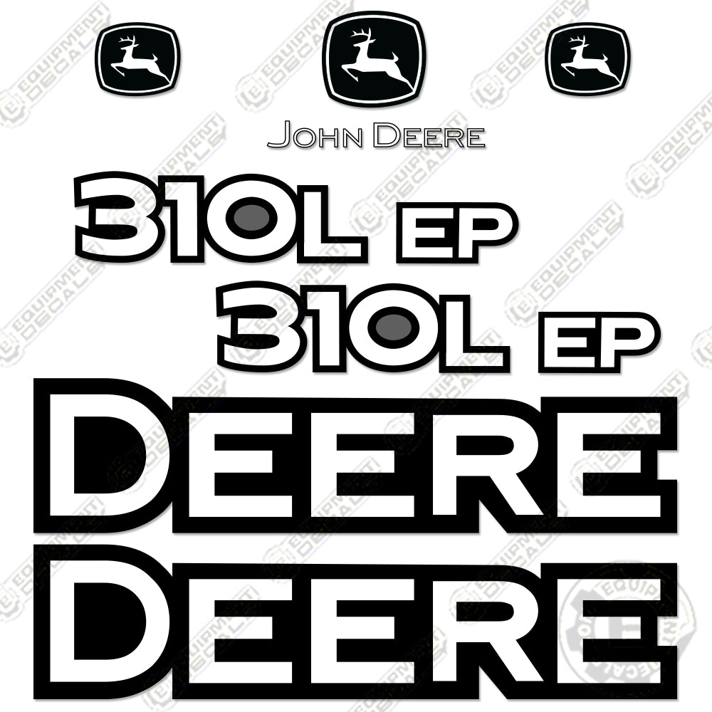 Fits John Deere 310L EP Backhoe Decal Kit 310, 310 l, 310l, decal kit, john deere