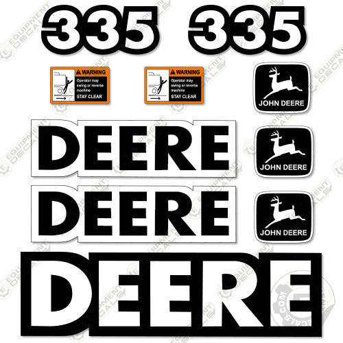 Fits John Deere 335 Decal Kit Crane 335, decal kit