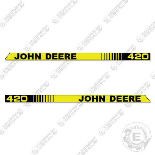 Fits John Deere 420 Riding Mower Decal Kit decal kit