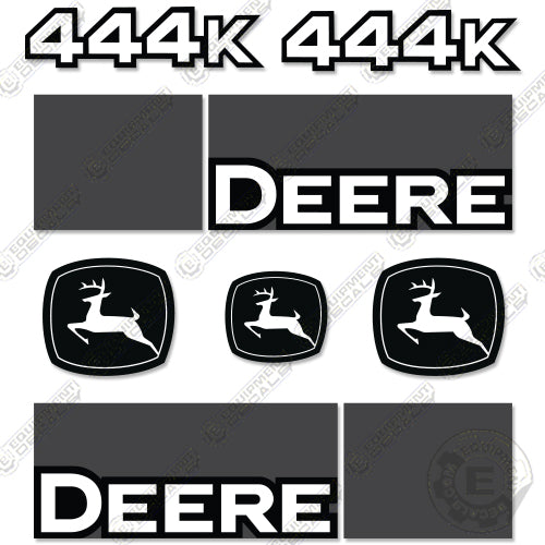 Fits John Deere 444K Wheel Loader Decal Kit decal kit, john deere