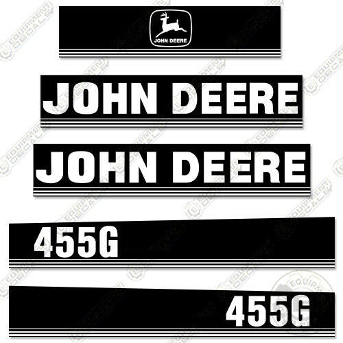 Fits John Deere 455G Decal Kit Crawler Tractor Dozer 455, 455-g, 455g, decal kit