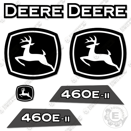 Fits John Deere 460E-II Articulated Dump Truck Decal Kit 460, 460e, 460e-2, 460e-ii, decal kit, john deere