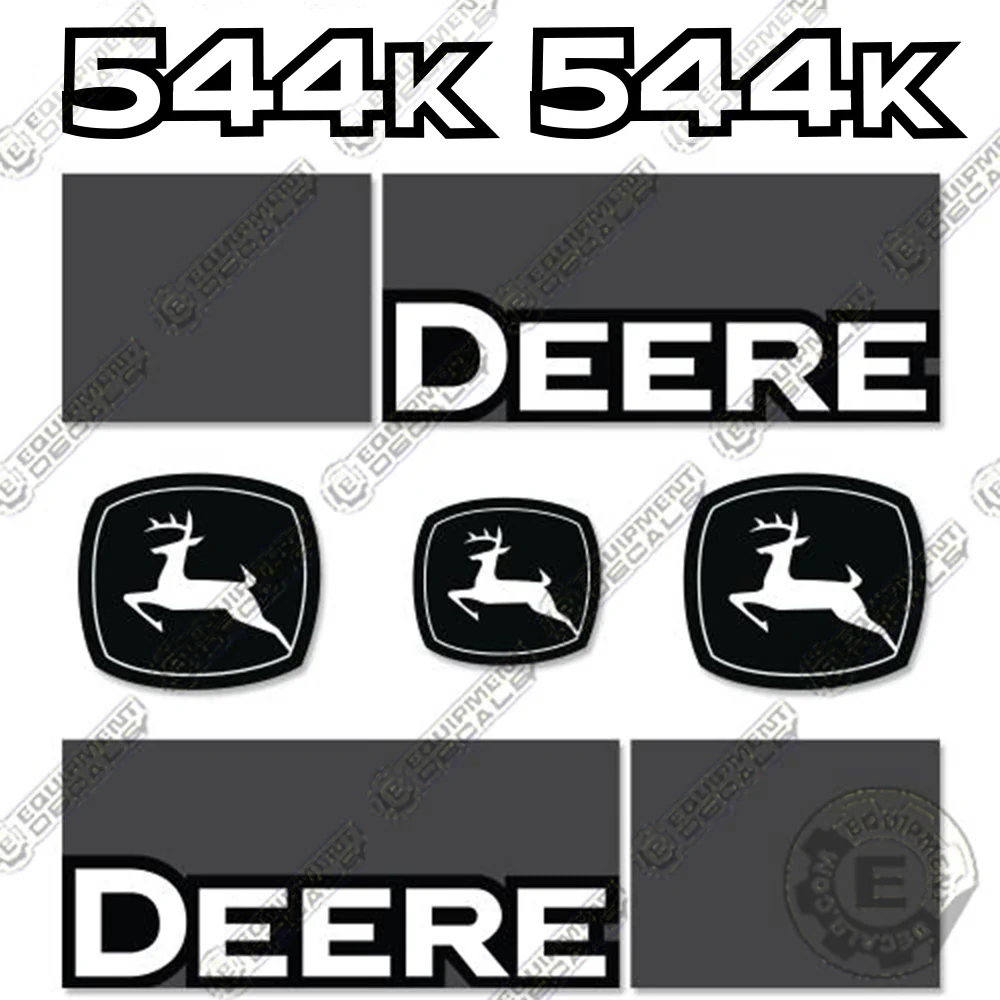 Fits John Deere 544K Wheel Loader Decal Kit 544, 544-k, decal kit, john deere