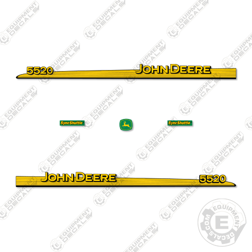 Fits John Deere 5520 Decal Kit Tractor 5520, decal kit