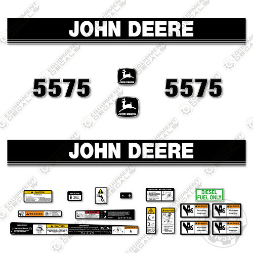 Fits John Deere 5575 Decal Kit Skid Steer 6675, decal kit, john deere, Skid Steer