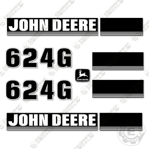 Fits John Deere 624G Decal Kit Wheel Loader 624, 624-g, 624g, decal kit