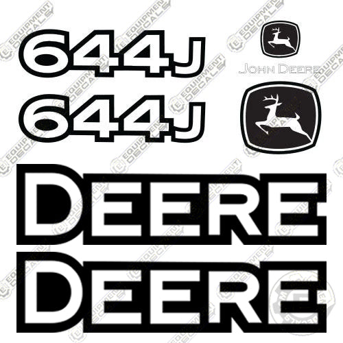 Fits John Deere 644J Decal Kit Wheel Loader 644, decal kit, john deere