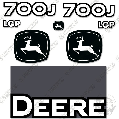 Fits John Deere 700J LGP Decal Kit Dozer Crawler 700, 700-j, decal kit, john deere, lgp