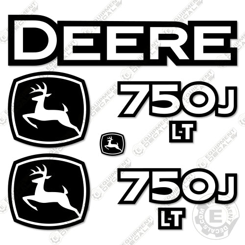 Fits John Deere 750J LT Decal Kit Dozer Crawler 750, 750j, 750jlt, decal kit, john deere