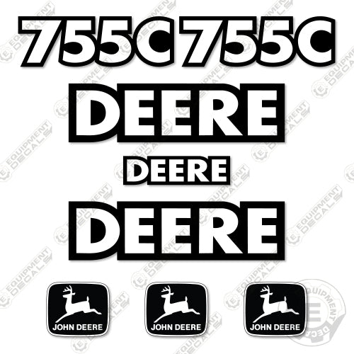 Fits John Deere 755C Decal Kit Dozer 755c, decal kit, john deere