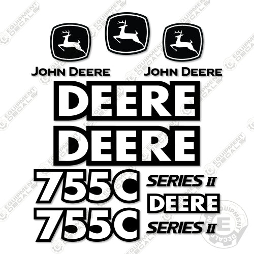 Fits John Deere 755C Series II Decal Kit Dozer 755c, decal kit, john deere, series 2, series ii