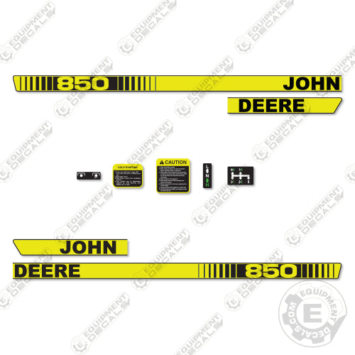 Fits John Deere 850 Decal Kit Tractor 850, decal kit, deere, john deere