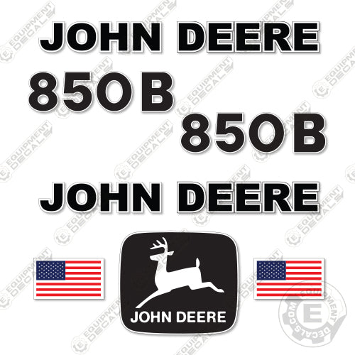 Fits John Deere 850B Decal Kit Dozer 850B, decal kit