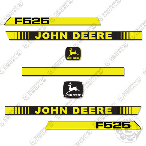 Fits John Deere F525 Decal Kit Mower 525, amt, decal kit, f525