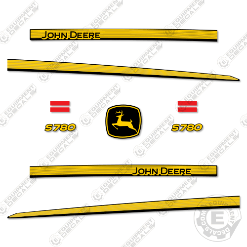 Fits John Deere S780 Decal Kit Combine 780, decal kit, s780