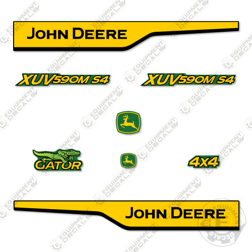 Fits John Deere 590M S4 Decal Kit UTV s4, xuv, xuv590, xuv590m