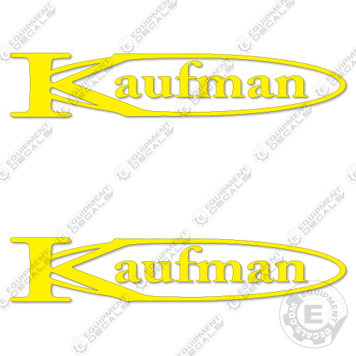 Fits Kaufman Trailers Decal Kit (Set of 2) Flatbed Trailer 22.75" decal kit