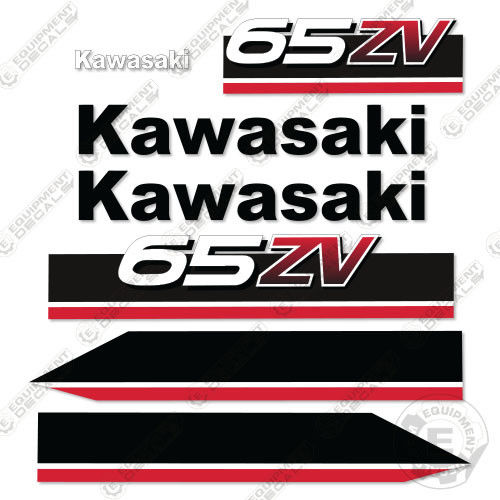 Fits Kawasaki 65ZV Decal Kit Wheel Loader 65, 65z, 65zv, decal kit