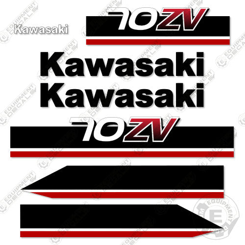 Fits Kawasaki 70ZV Decal Kit Wheel Loader 65, 65z, 65zv, decal kit