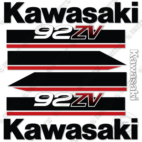 Fits Kawasaki 92ZV Wheel Loader Decal Kit 92zv, decal kit