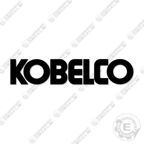 Fits Kobelco Logo Decal - 47" Wide decal kit